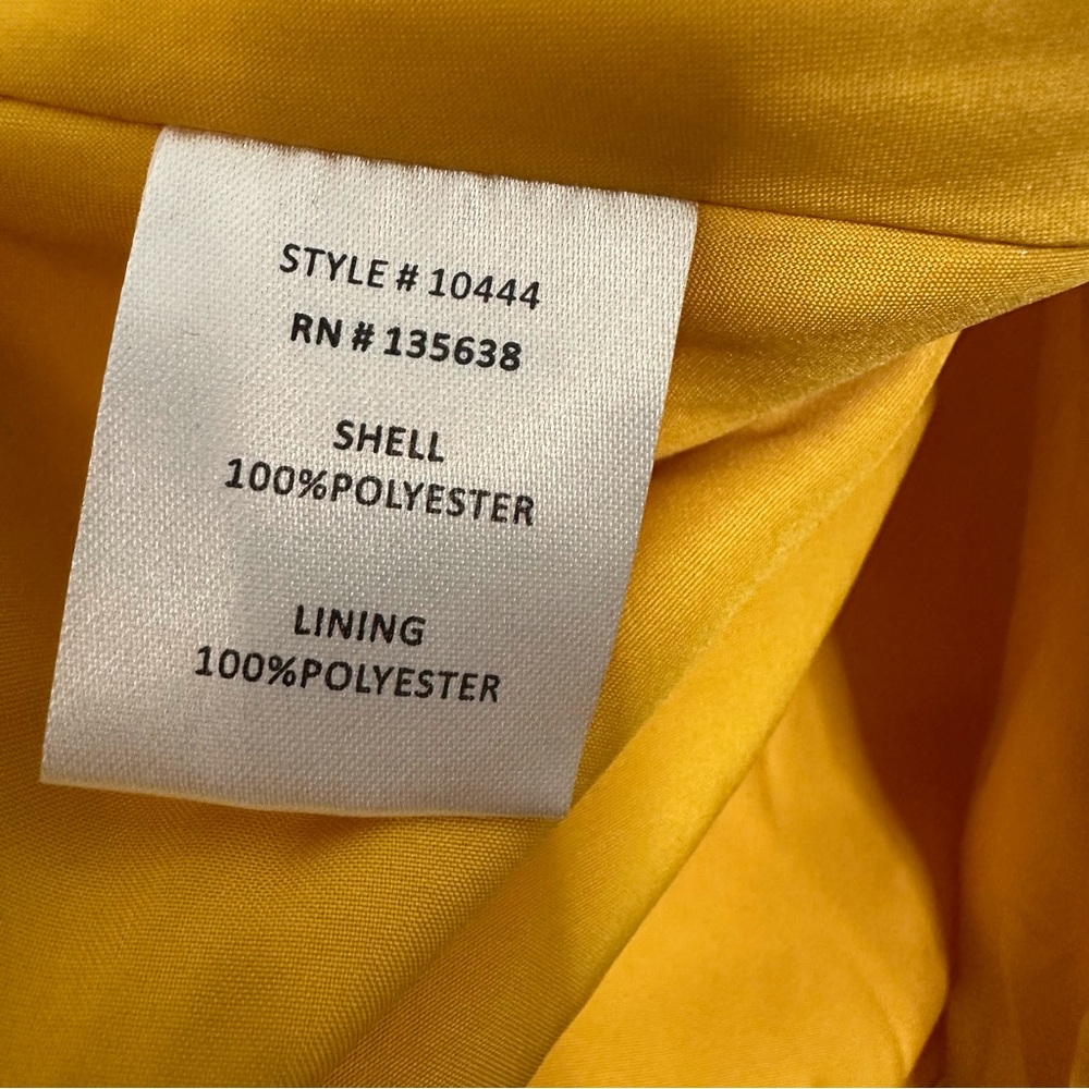 Hutch slit leg Yellow Simona dress gown - Picture 8 of 8